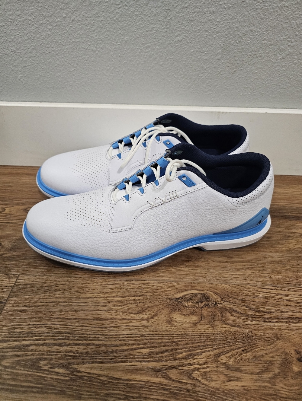 New Nike Air Jordan ADG 5 UNC Leather Golf Shoes Blue FQ6642-104 Men’s Size 11